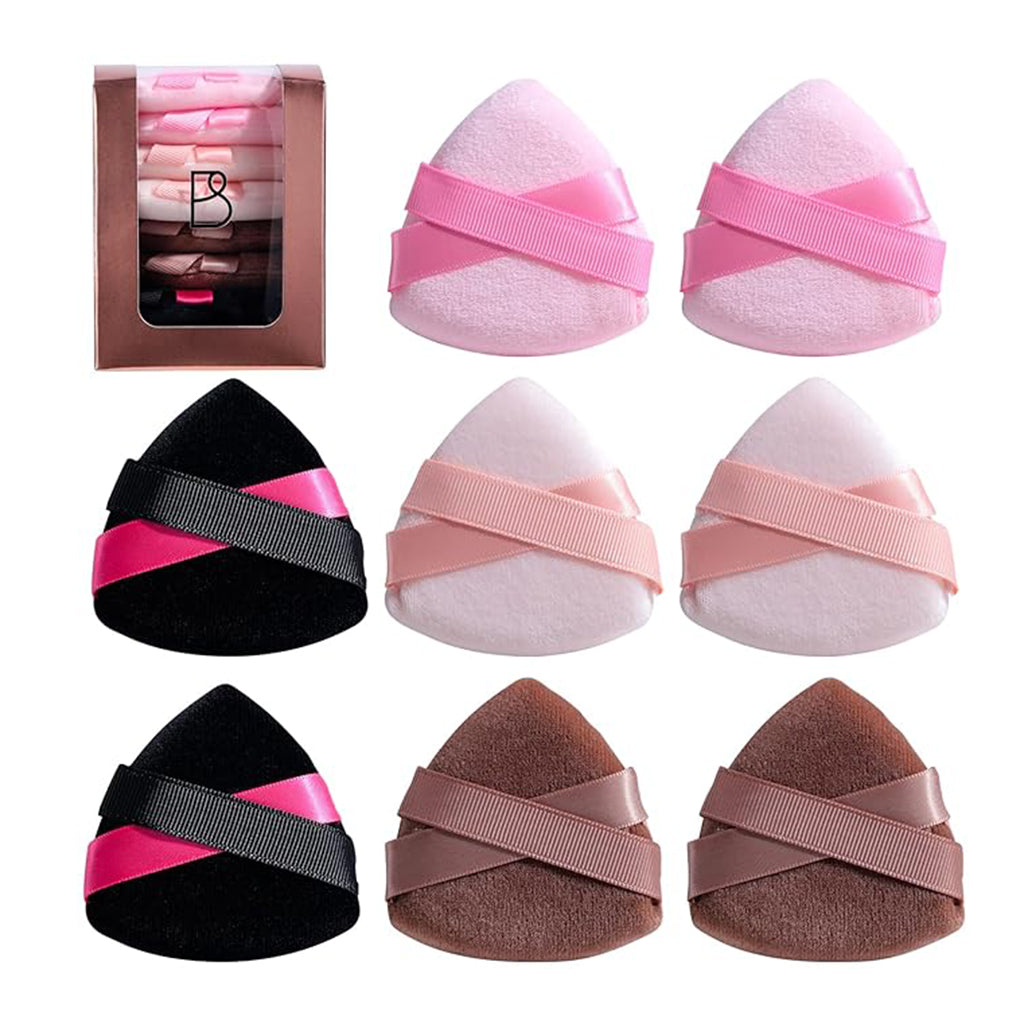 Zentheca – Ultra-Soft Triangle Makeup Puff Set