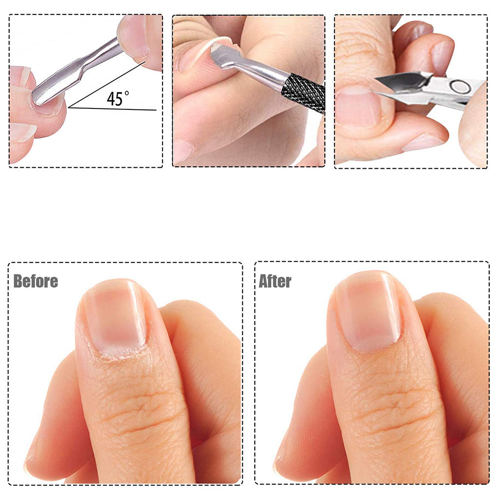 Zentheca – Dual-Ended Cuticle Pusher & Trimmer